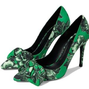 Ted Baker‎ Green Floral Heels New